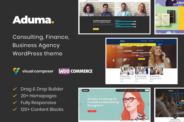 Aduma - Consulting, Finance, Business WP Theme 