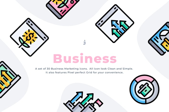30 Business Marketing Icons