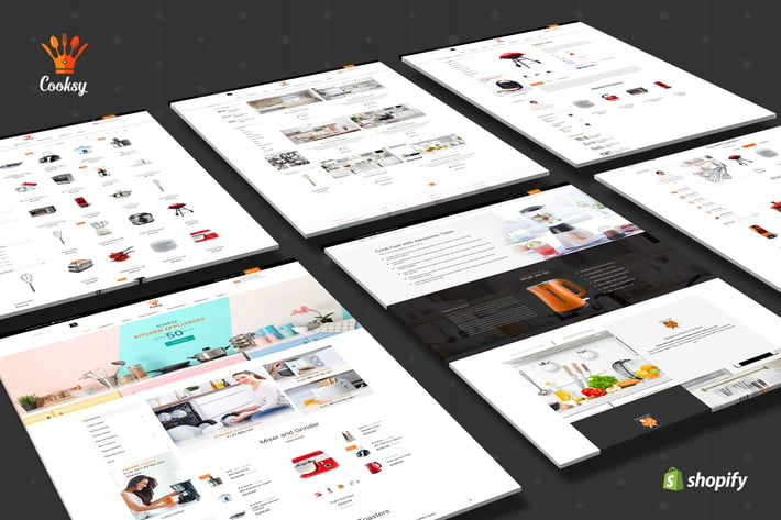  Cooksy - Kitchen Utensils Shopify Theme 