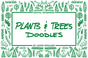 Plants and Tree Doodles