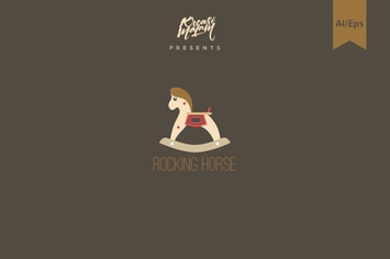 Rocking Horse Logo Template