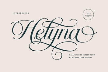 Helyna Calligraphy Script Font