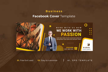 Business r9 Facebook Cover Template
