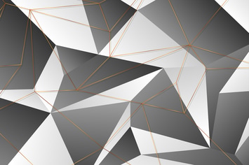 Golden polygonal outline texture background