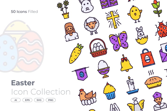 Easter Filled Icon