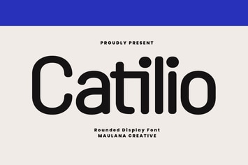Catilio Rounded Sans Serif Display Font