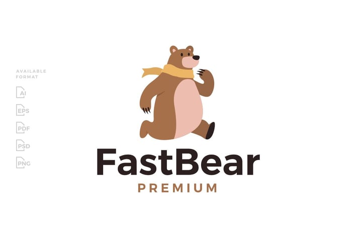 Running Bear Logo