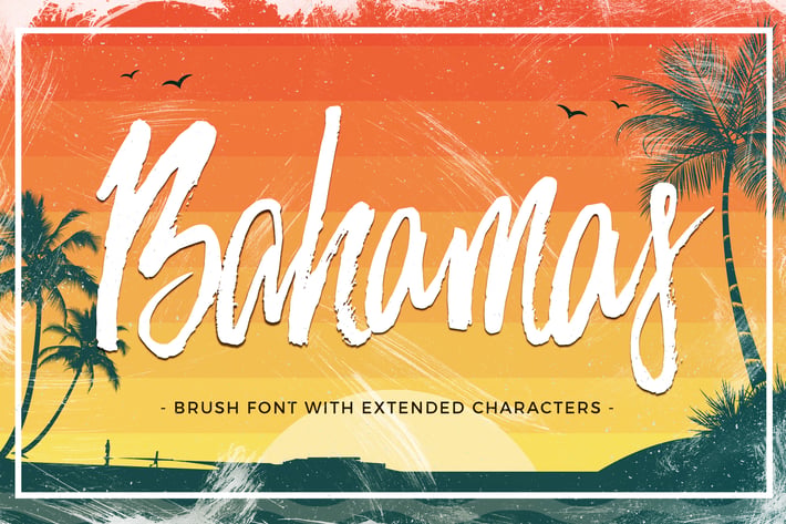 Bahamas Brush Font