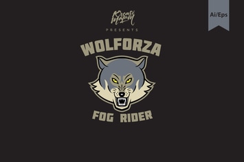 Wolforza Logo Template