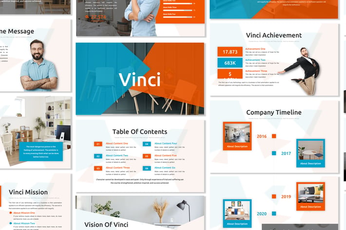 Vinci - Business Template Prensentation