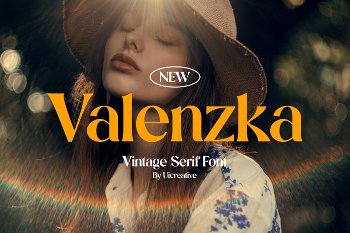 Valenzka Vintage Serif Font