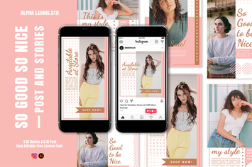 Instagram Templates - So Good So Nice