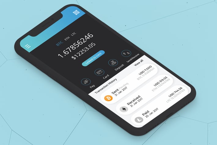 Cryptocurrency Wallet 1 Mobile Ui - H