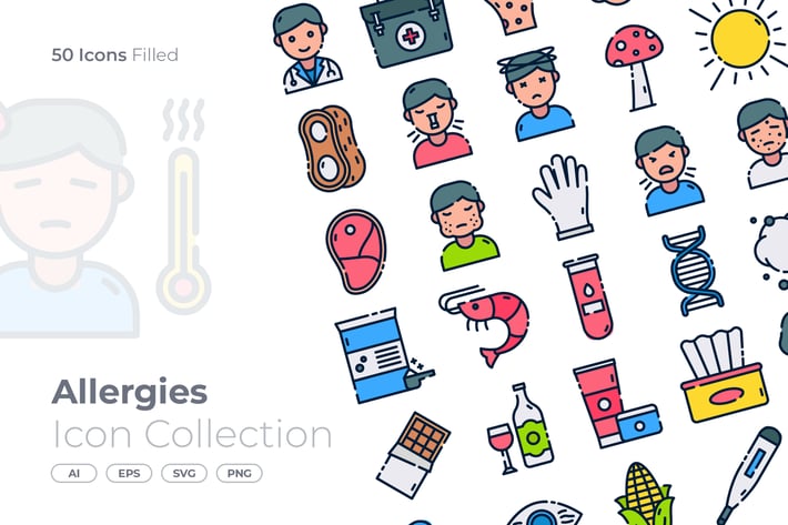 Allergies Filled Icon