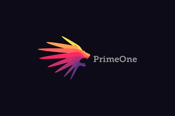 Colorful Lion Head Logo