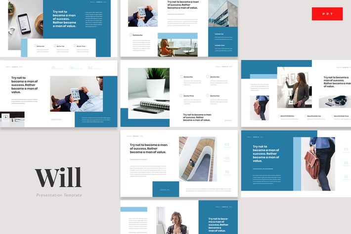 Will - Insurance Protection Powerpoint Template