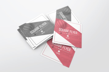 Square Flyer Mockups