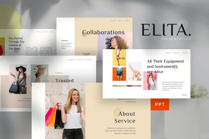 Elita - Lookbook Powerpoint Template