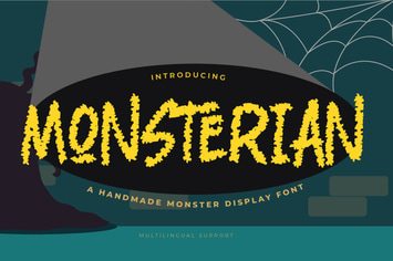 Monsterian - Handmade Moster Display Font