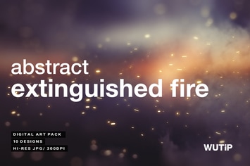 Abstract Extinguished Fire Backgrounds 02