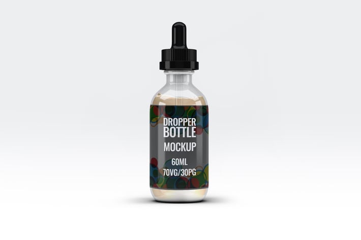 60ml Dropper Bottle Mock-Up