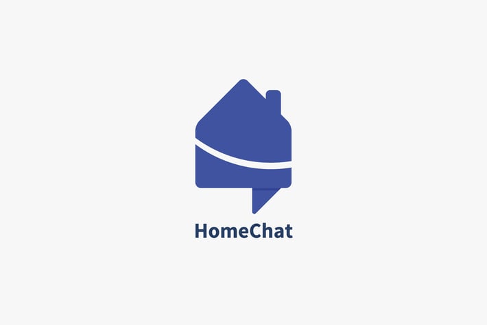 Home Chat Logo Template
