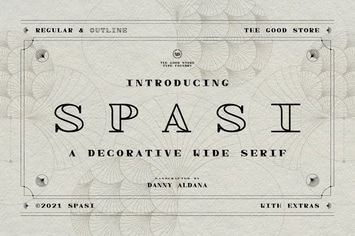 Spasi Decorative Wide Serif