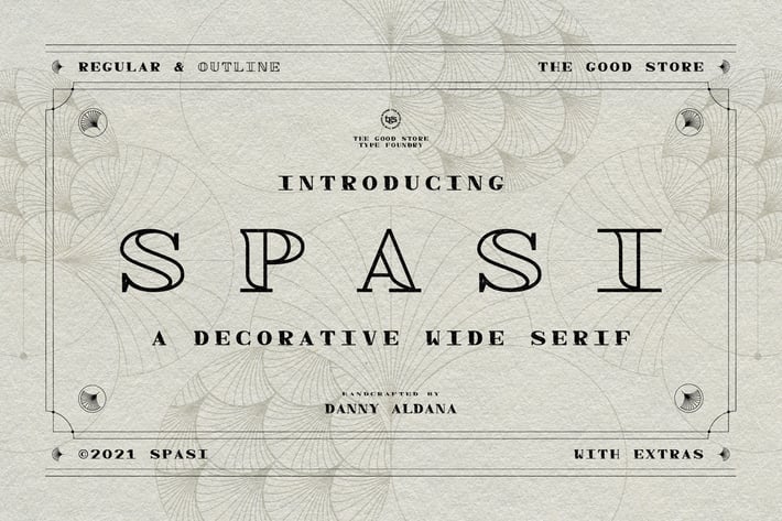 Spasi Decorative Wide Serif