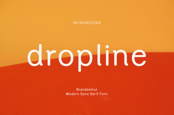 Dropline - Modern Sans Serif Font