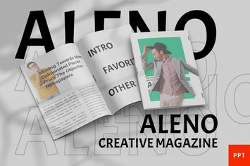 Aleno - Magazine Powerpoint Template