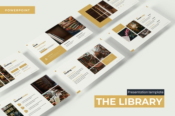 The Library - Powerpoint Template