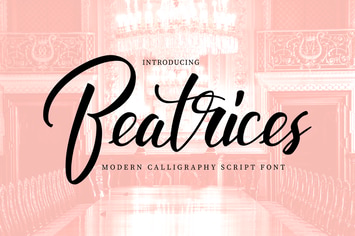 Beatrices | Modern Calligraphy Script Font
