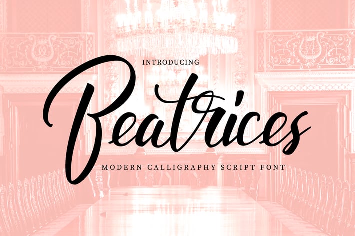 Beatrices | Modern Calligraphy Script Font