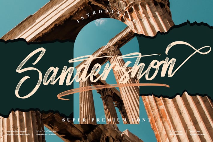Sandershon Brush Script