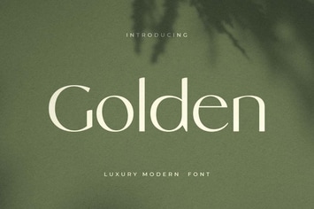 Golden - Luxury Modern Font