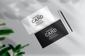 Modern minimal business card mockup m1