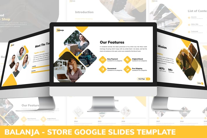Balanja - Store Google Slides Template