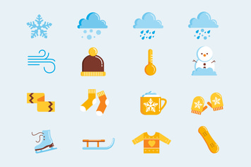 Wintry Chill Icons