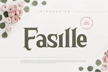 Fasille - Elegant Decorative Typeface