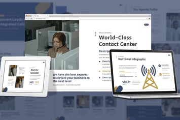 GoConnect - Call Center Google Slides Template