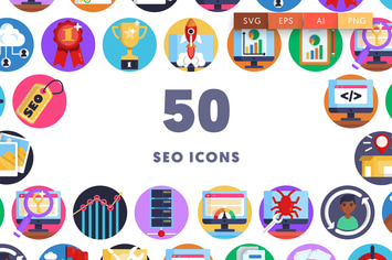 50 SEO Icons