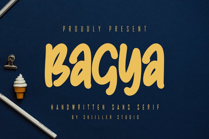 Bagya - Handwritten sans serif