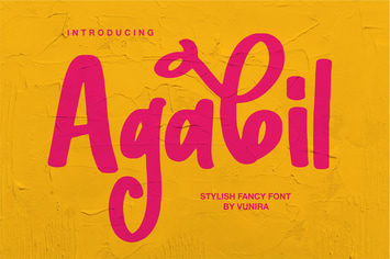 Agabil | Stylish Fancy Font