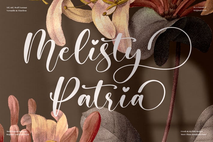 Melisty Patria Beautiful Script