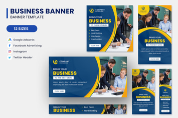 Business Banner Google Adwords Ads Template
