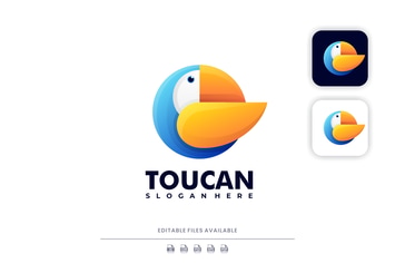 Toucan Gradient Colorful Logo