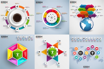 Business 3D Infographics