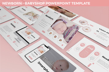 Newborn - Babyshop Powerpoint Template