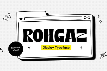 Rohgaz - Logo Bold Font
