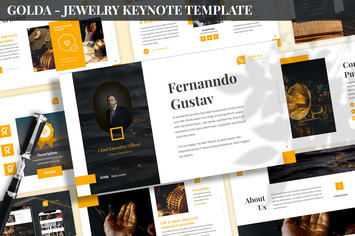 Golda - Jewelry Keynote Template